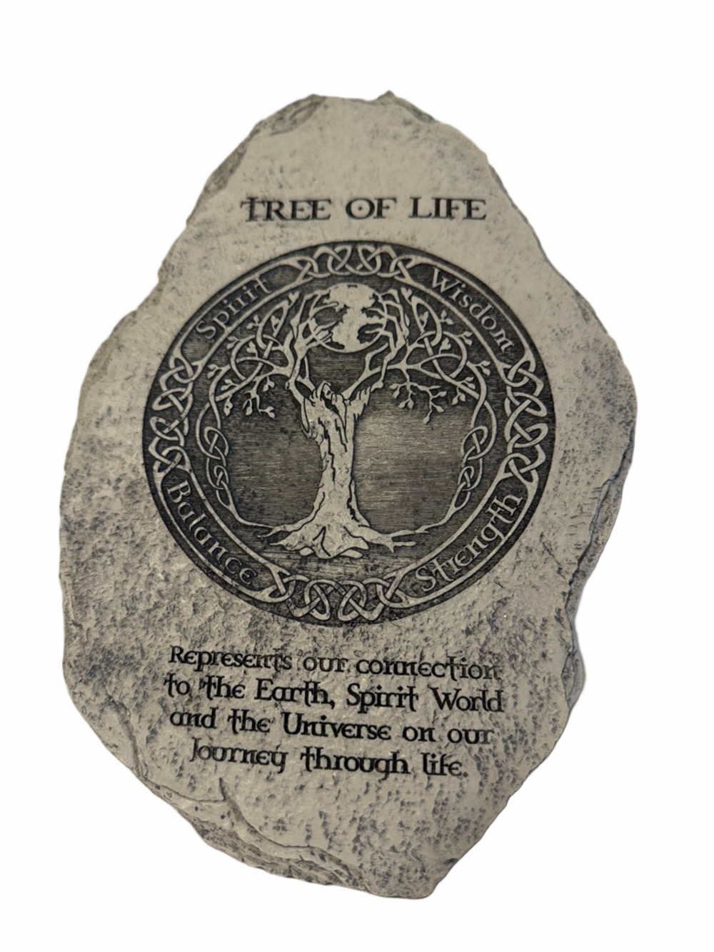 Celtic Tree of Life Decorative Stone Plaque